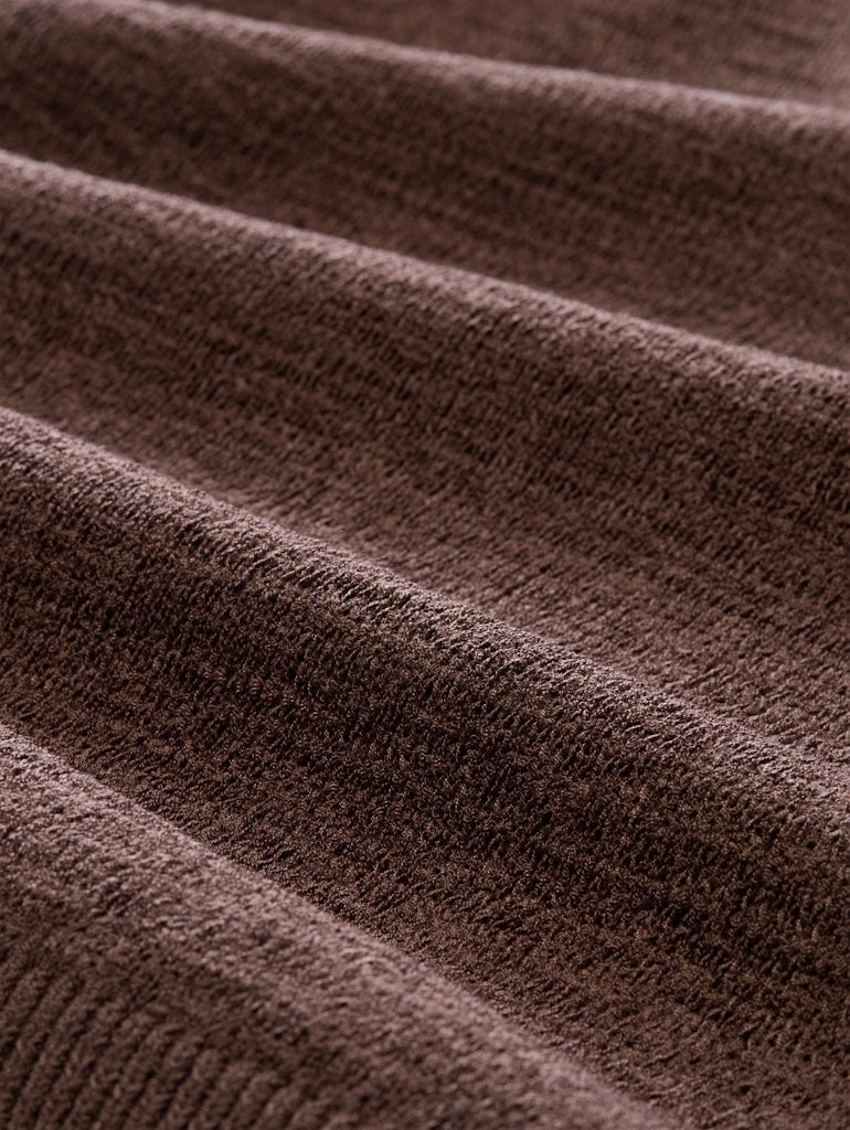 Relaxed Fit Stricktop mit V-Ausschnitt