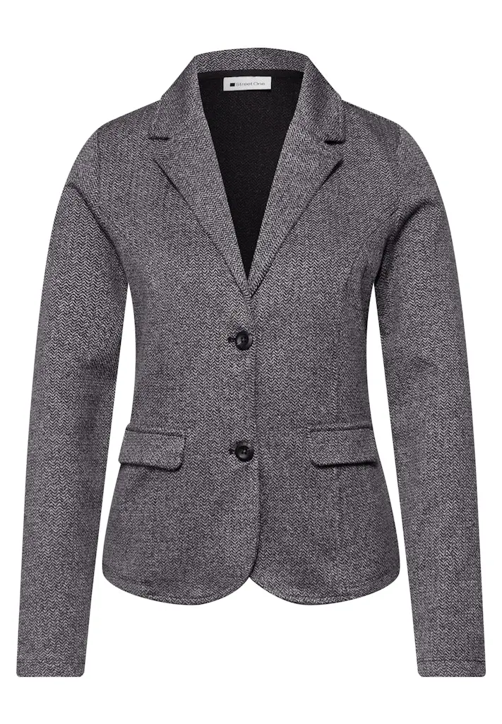 Basic Blazer mit Reverskragen