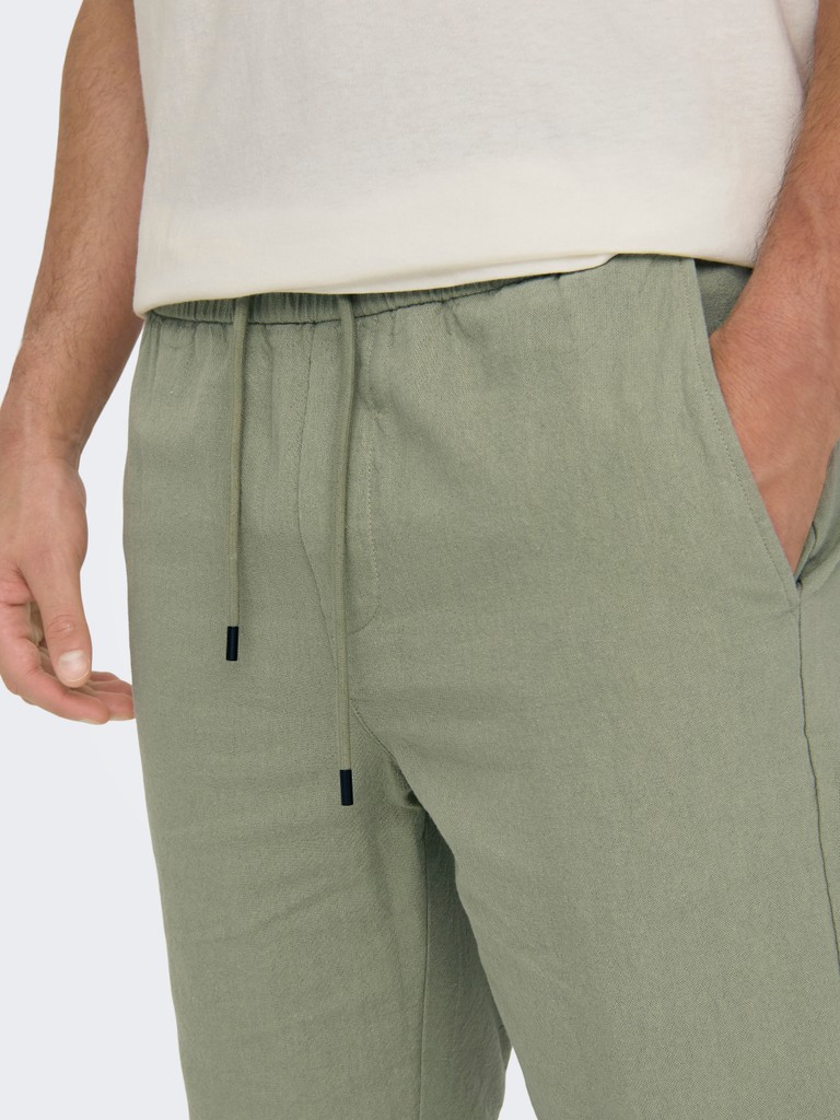 ONSLINUS 0007 COT LIN SHORTS NOOS