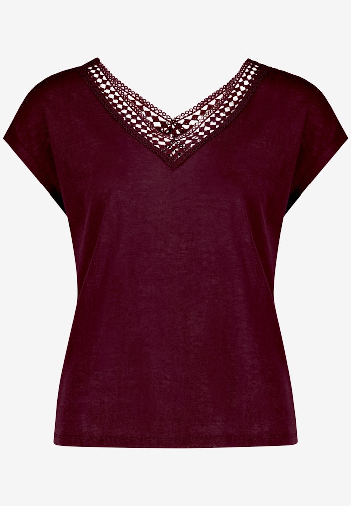 T-Shirt mit Spitze