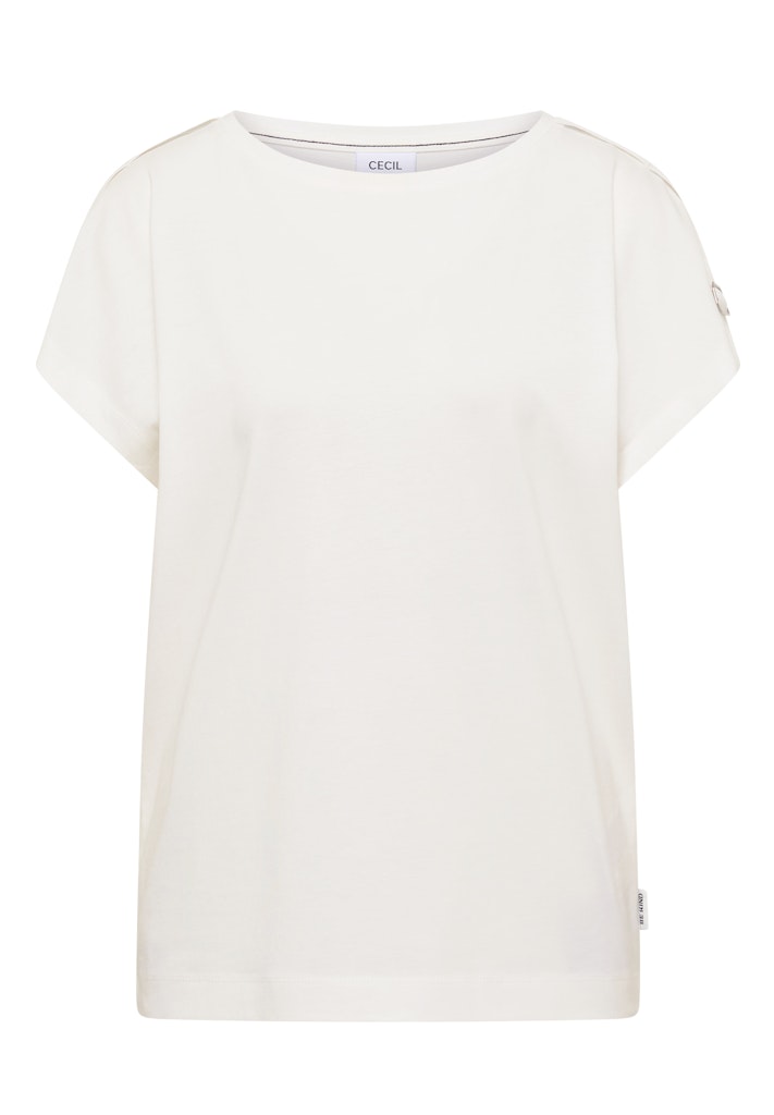 Kurzarm Shirt mit Schnallendetail