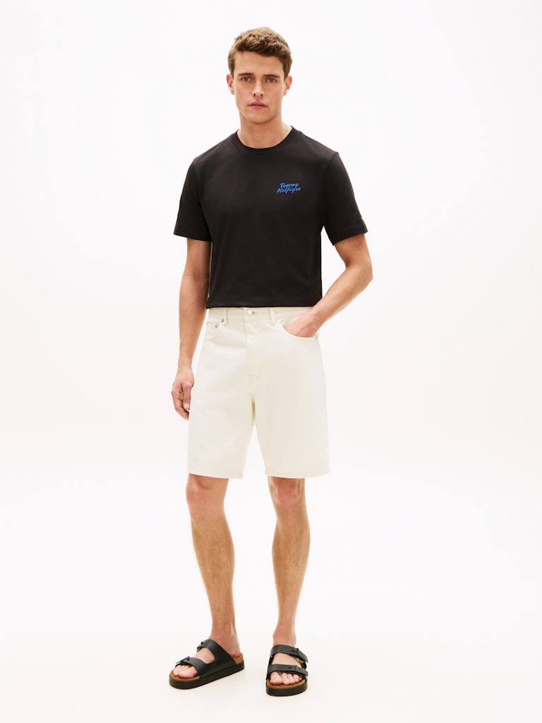 Back Photo Print Jersey T-Shirt