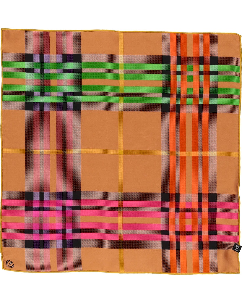 Nickituch Nickituch mit FRAAS Plaid Karo aus reiner Seide