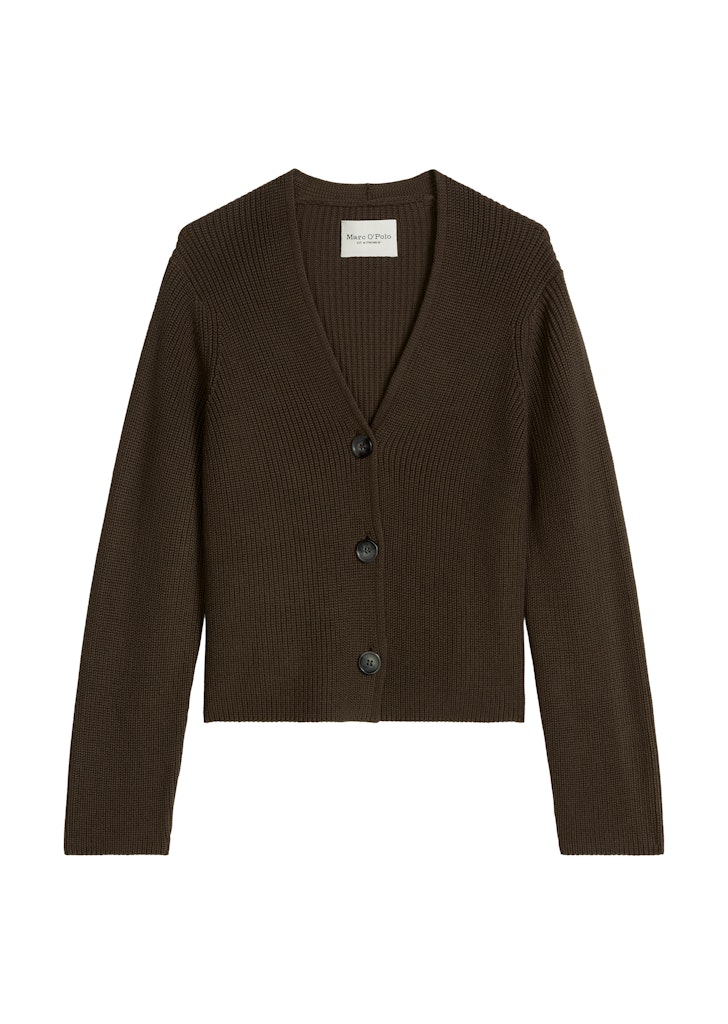 V-Neck-Cardigan relaxed