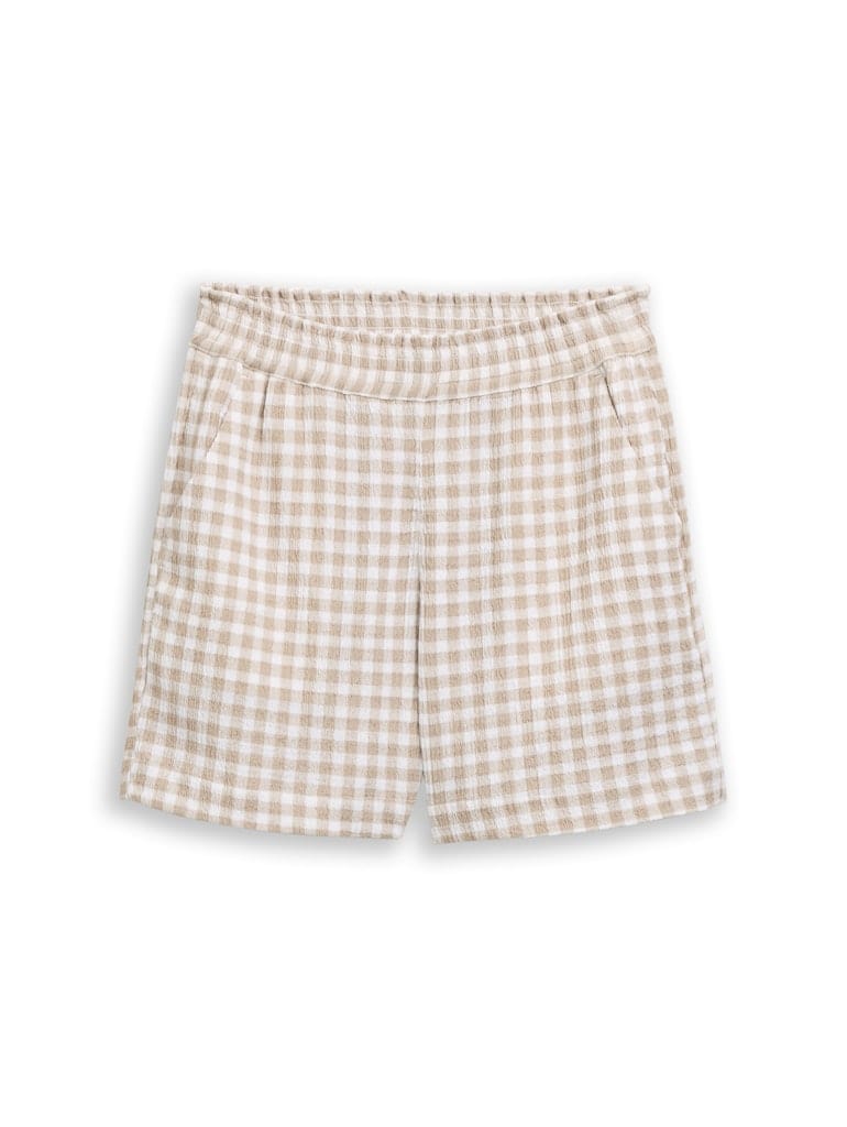 Crinkle Relaxed Fit Shorts