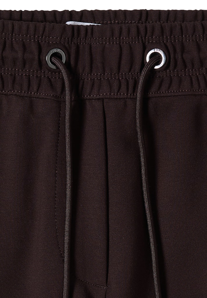 Mid Waist Slim Leg Hose im Casual Fit