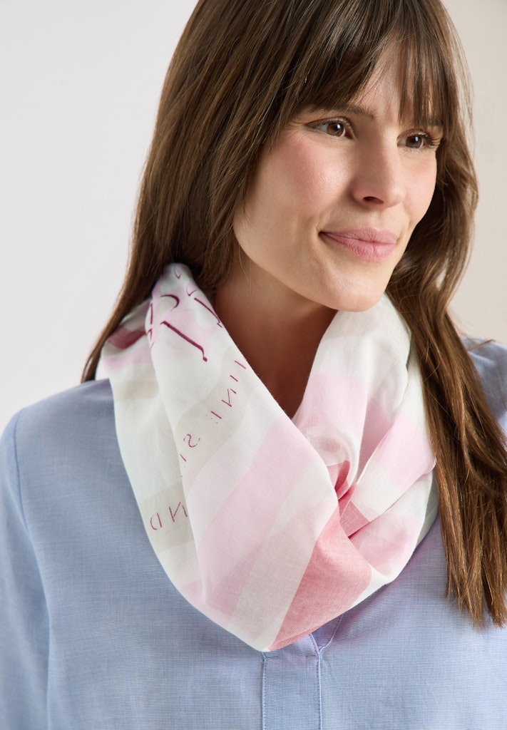 Loop-Schal mit Streifenmuster