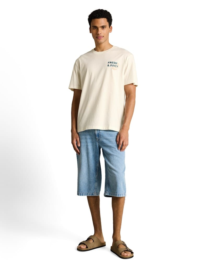 Relaxed Fit T-Shirt mit Rückenprint