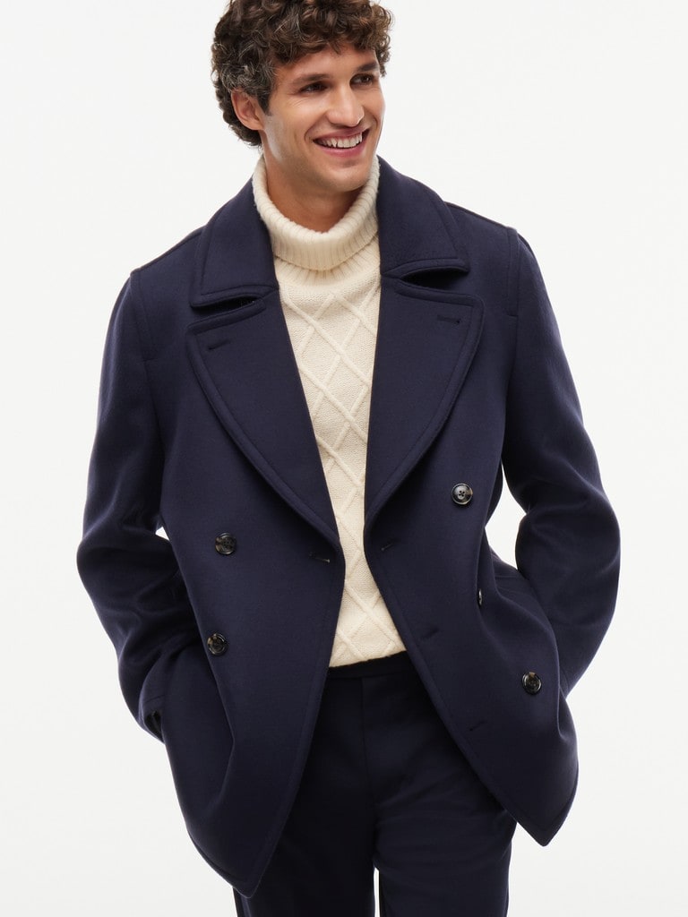 NY WOOL PEACOAT