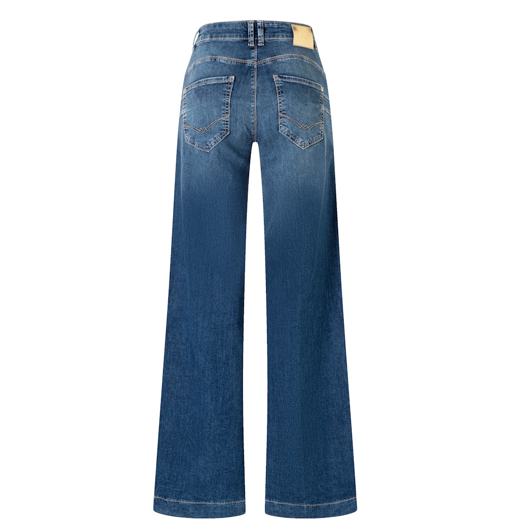 MAC JEANS - RICH PALAZZO, Light weight denim