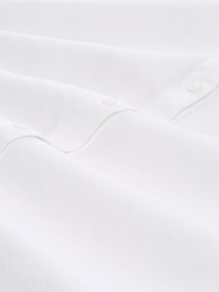 Loose Fit Bluse mit Leinenanteil