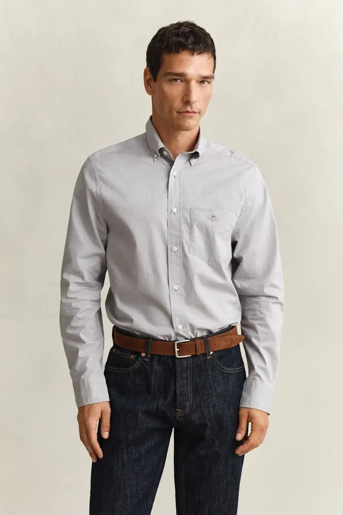 Regular Fit Classic Popeline Hemd