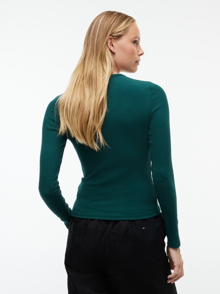 TJW SLIM ESSENTIAL RIB LS