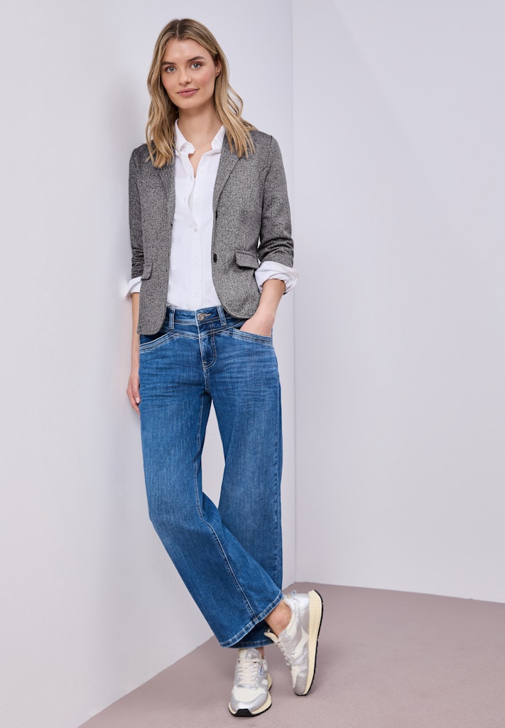 Basic Blazer mit Reverskragen