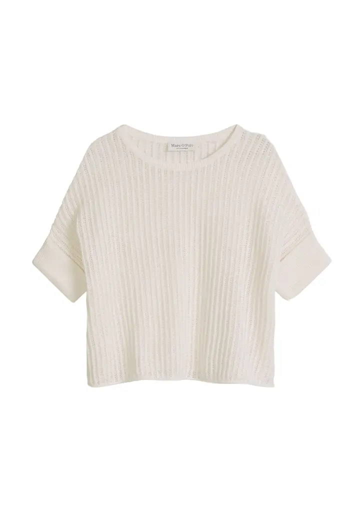 Kurzarm-Strickpullover boxy