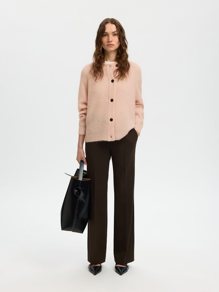 SLWLULU LS KNIT SHORT CARDIGAN NOOS