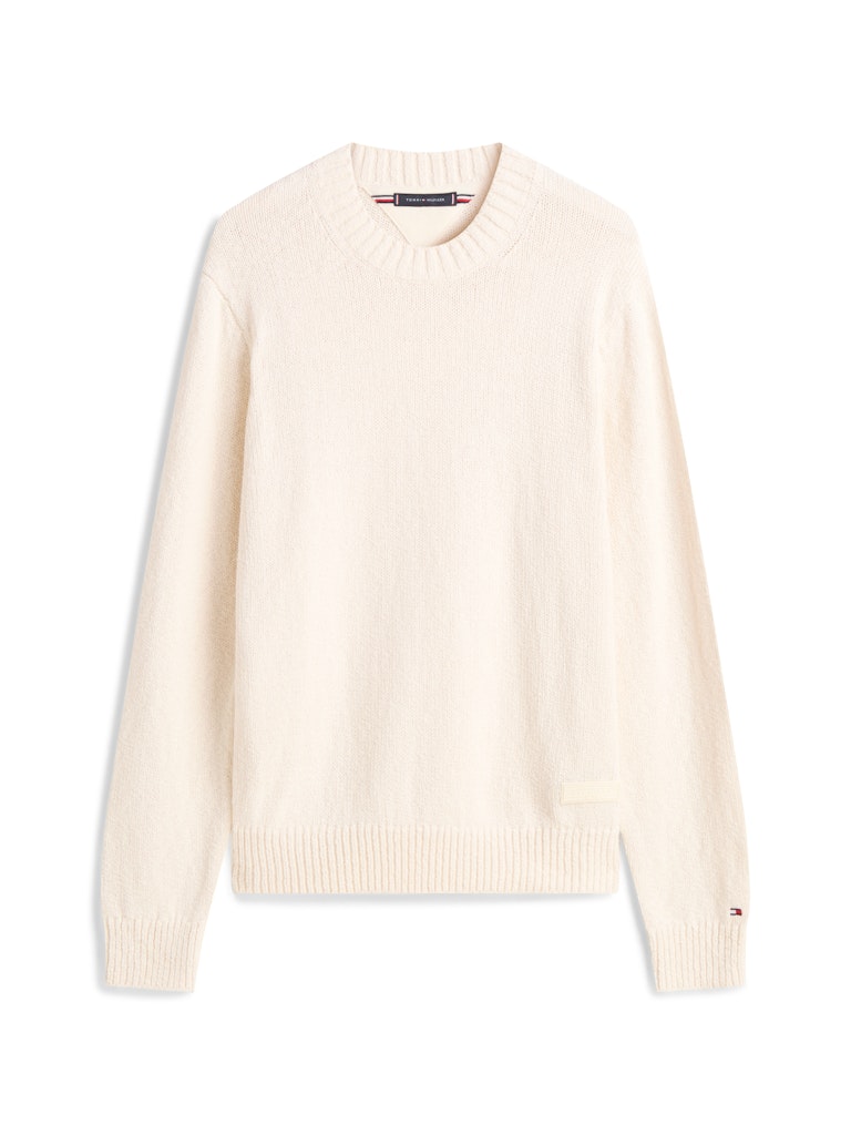 SOFT TEXTURED CREW NECK