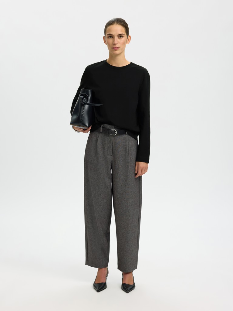 SLWESSENTIAL LS BOXY TEE NOOS