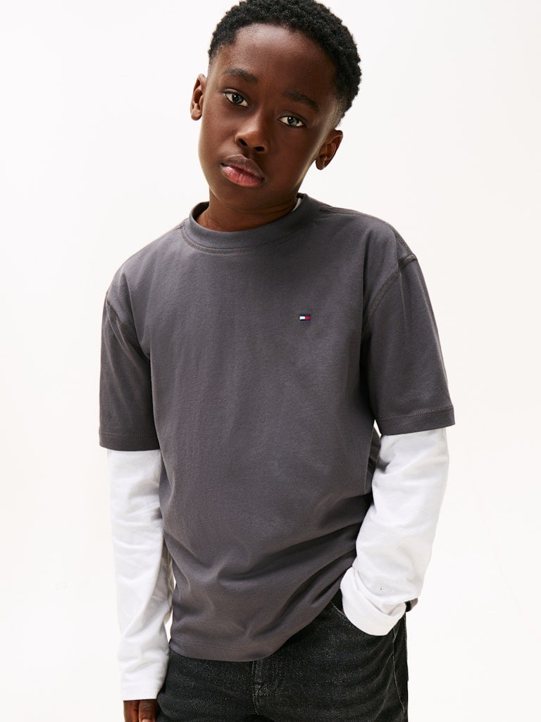 WASHED FADED GRAPHIC T-SHIRT SS