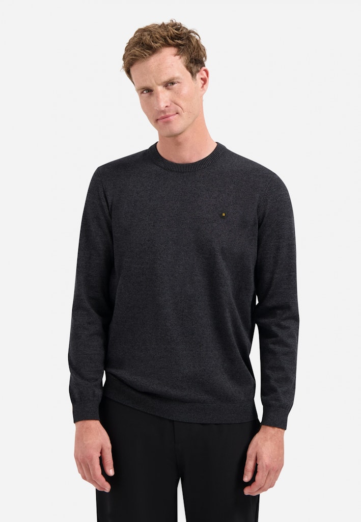 Pullover Crewneck 2 Coloured Melange