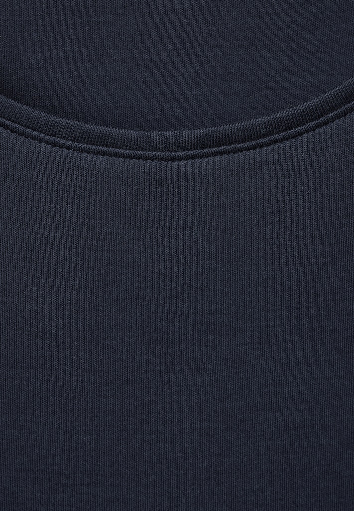 Basic T-Shirt mit Rundhals in Unifarbe