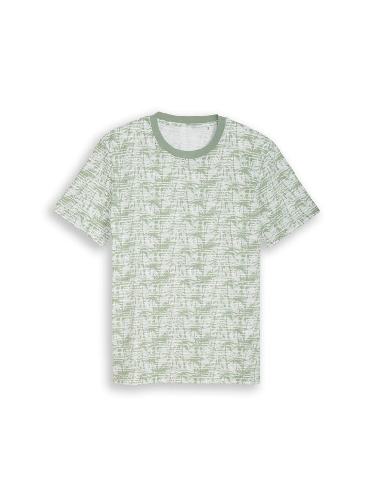 T-Shirt mit Palmenprint