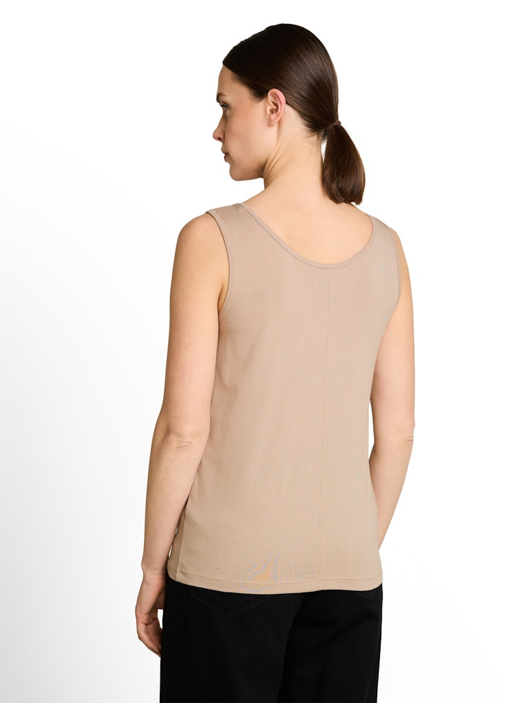 Slim Fit Top mit Rundhalsausschnitt