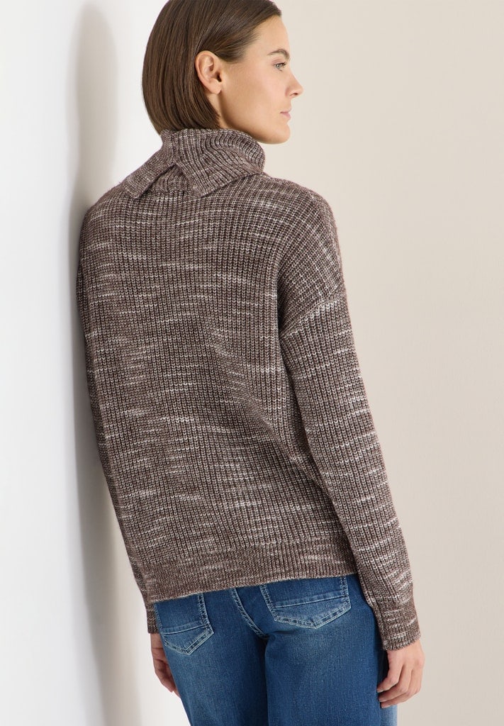 Space Dye Rollkragenpullover