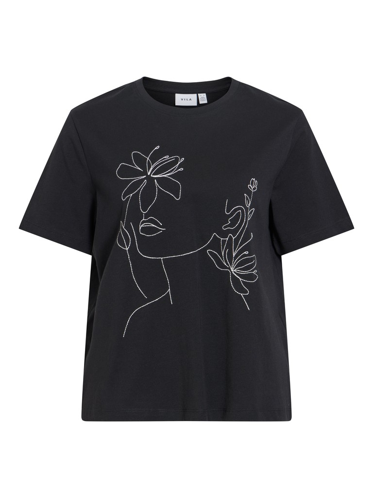 VISYBIL O-NECK S/S ARTISTIC TOP