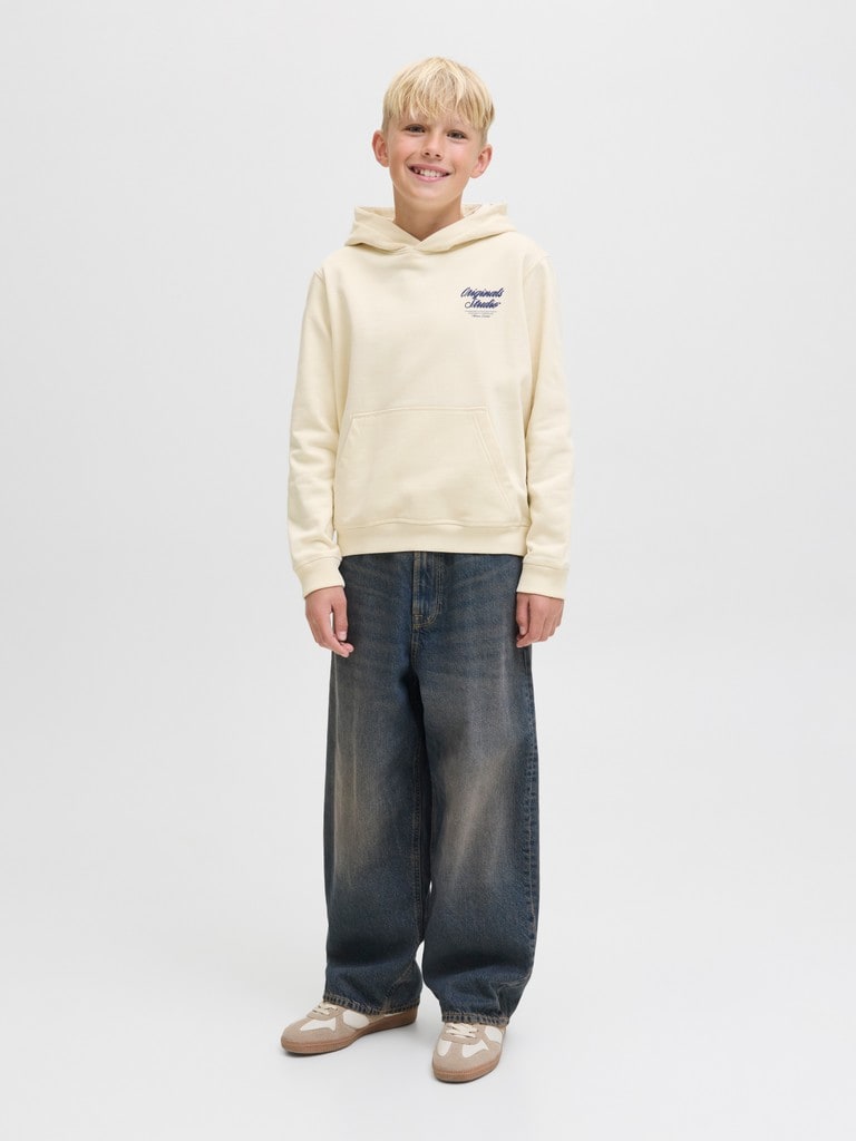 JORNORREBRO TYPO BACK SWEAT HOOD SN JNR