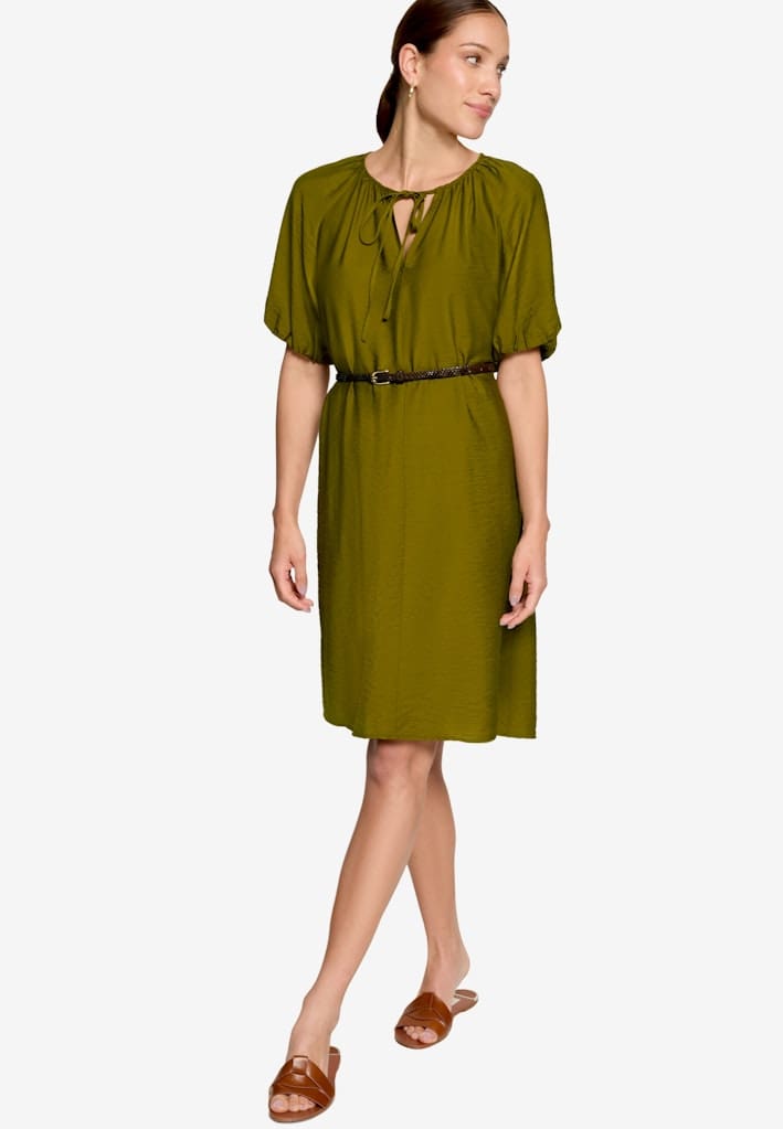 Minikleid mit Flechtgürtel