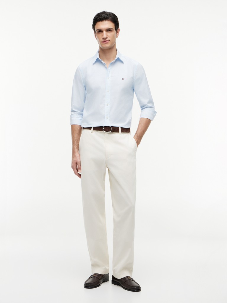 FLEX POPLIN SMALL PRINT SHIRT