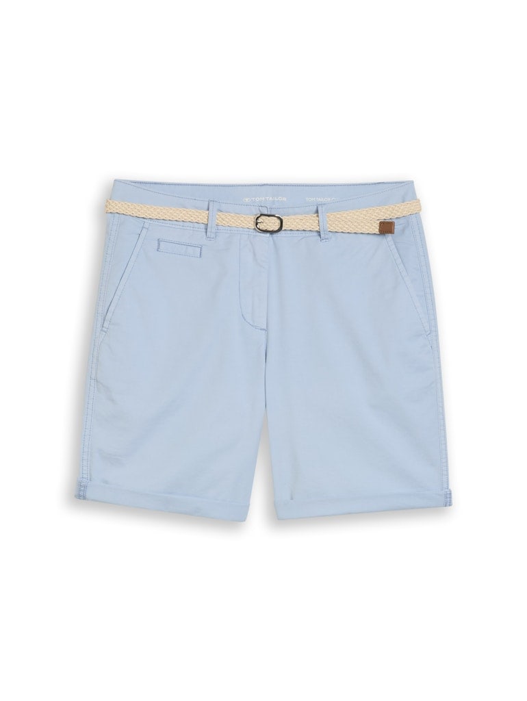 Chino Bermuda Shorts mit Gürtel