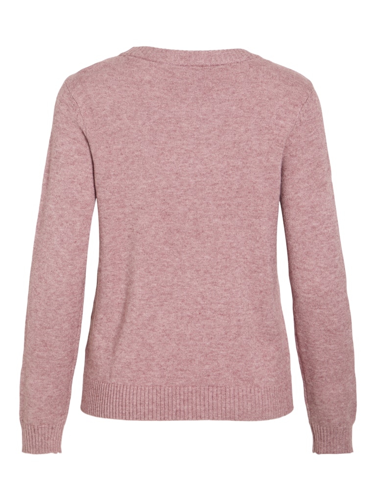 VIRIL O-NECK L/S KNIT TOP - NOOS
