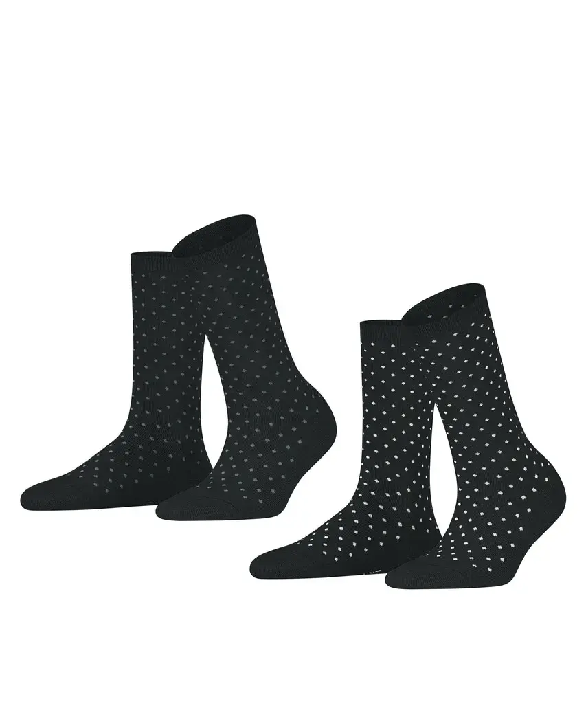 Esprit Fine Dot 2-Pack Damen Socken