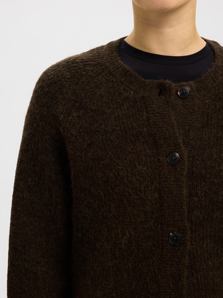 SLWLULU LS KNIT SHORT CARDIGAN NOOS
