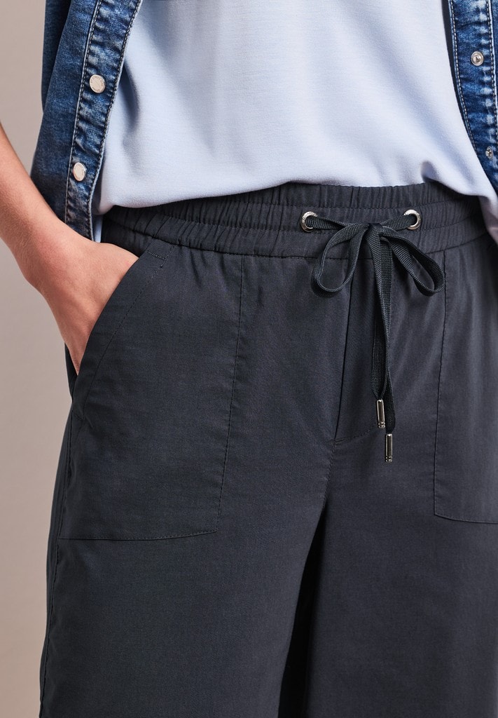 Casual Fit Hose mit Turn-Up