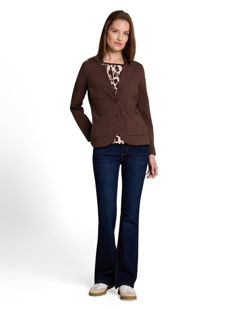 Slim Fit Blazer mit Ottoman Struktur