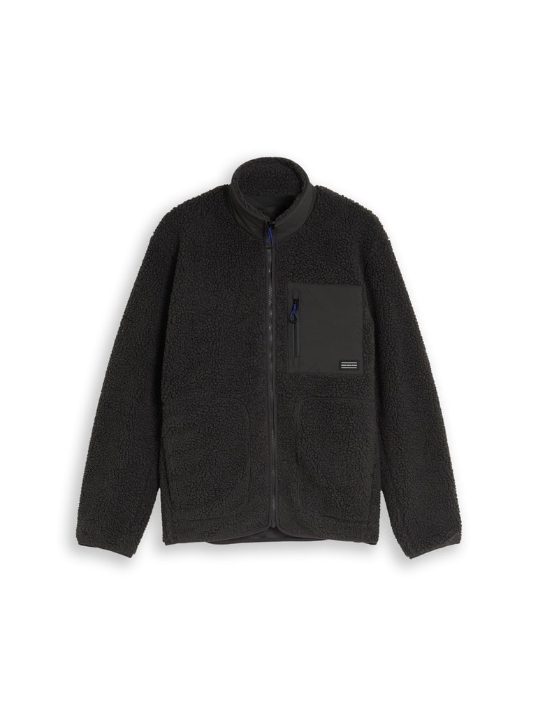 Relaxed Fit Teddy Jacke