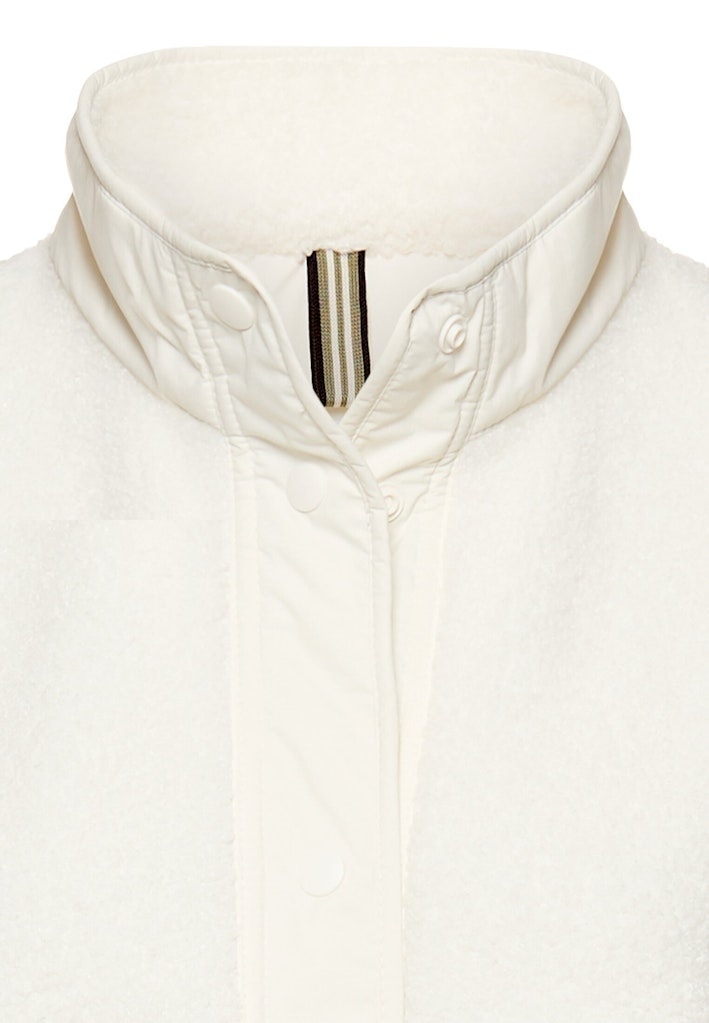 Teddyweste mit Stehkragen