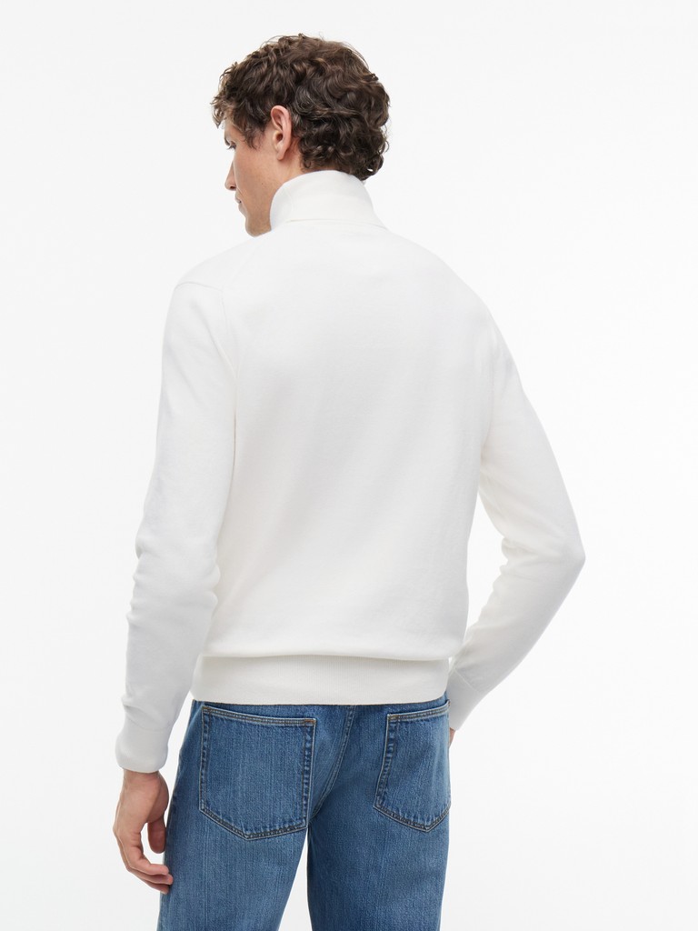PIMA ORG CTN CASHMERE ROLL NECK