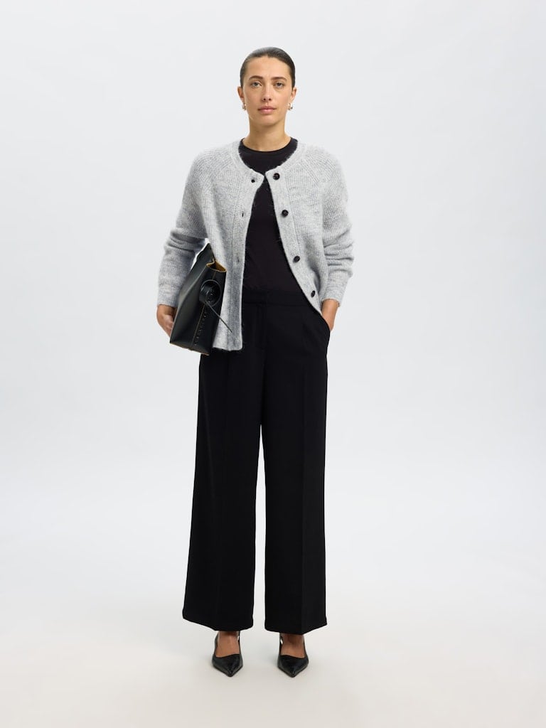 SLWLULU LS KNIT SHORT CARDIGAN NOOS