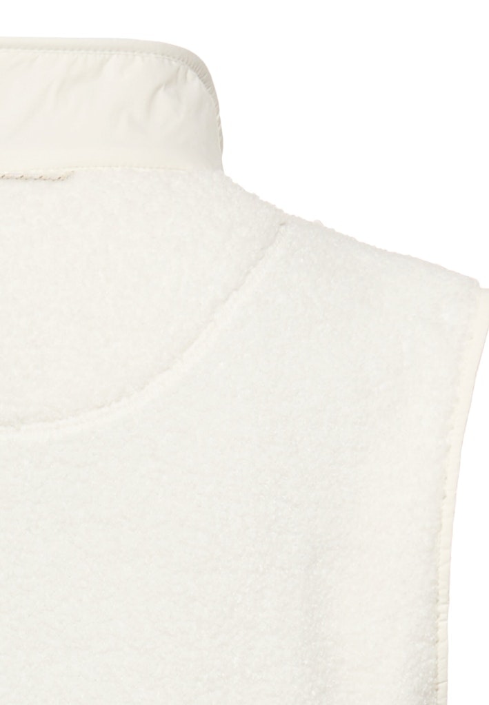 Teddyweste mit Stehkragen