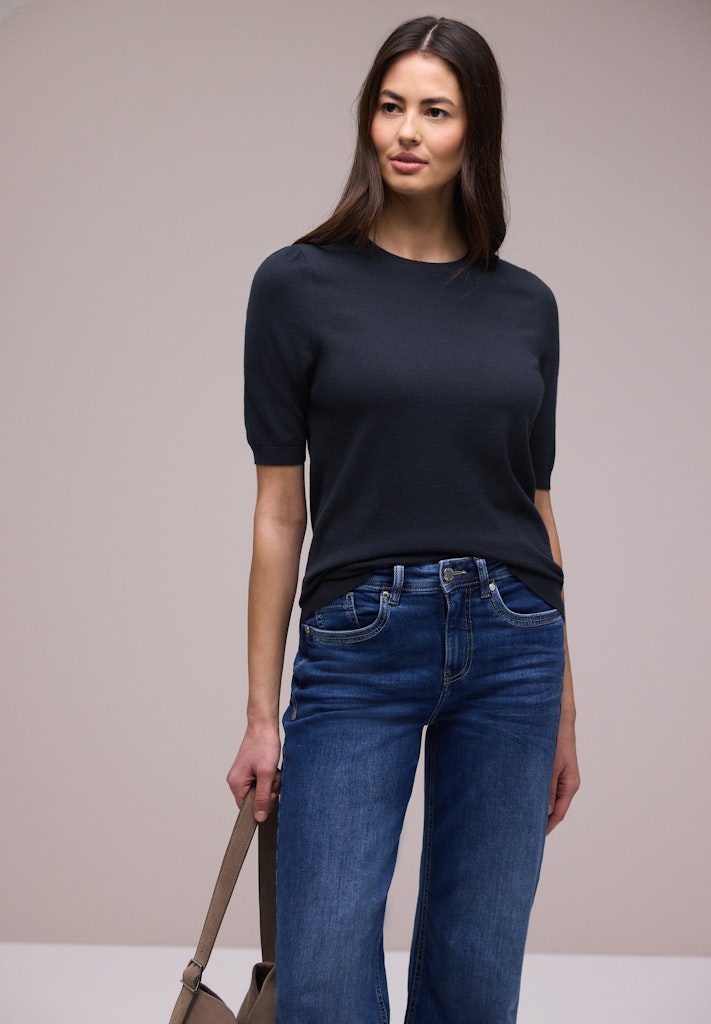 Pullover in Unifarbe