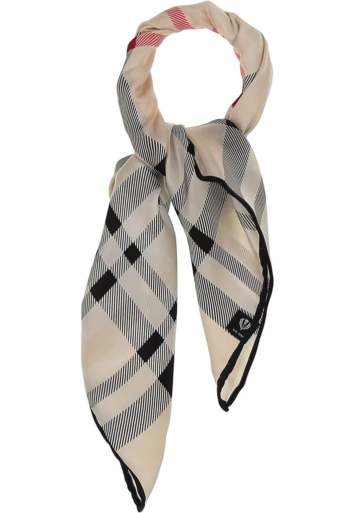Nickituch Nickituch mit FRAAS Plaid Karo aus reiner Seide
