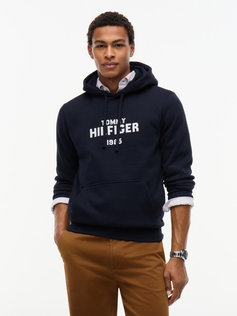 HILFIGER STACK REG FLEECE HOODIE