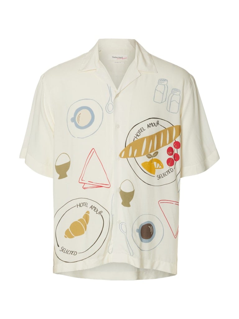 SLHRLXHOTEL AMOUR PRINT SS SHIRT