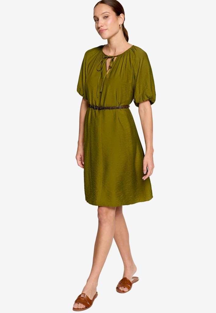 Minikleid mit Flechtgürtel