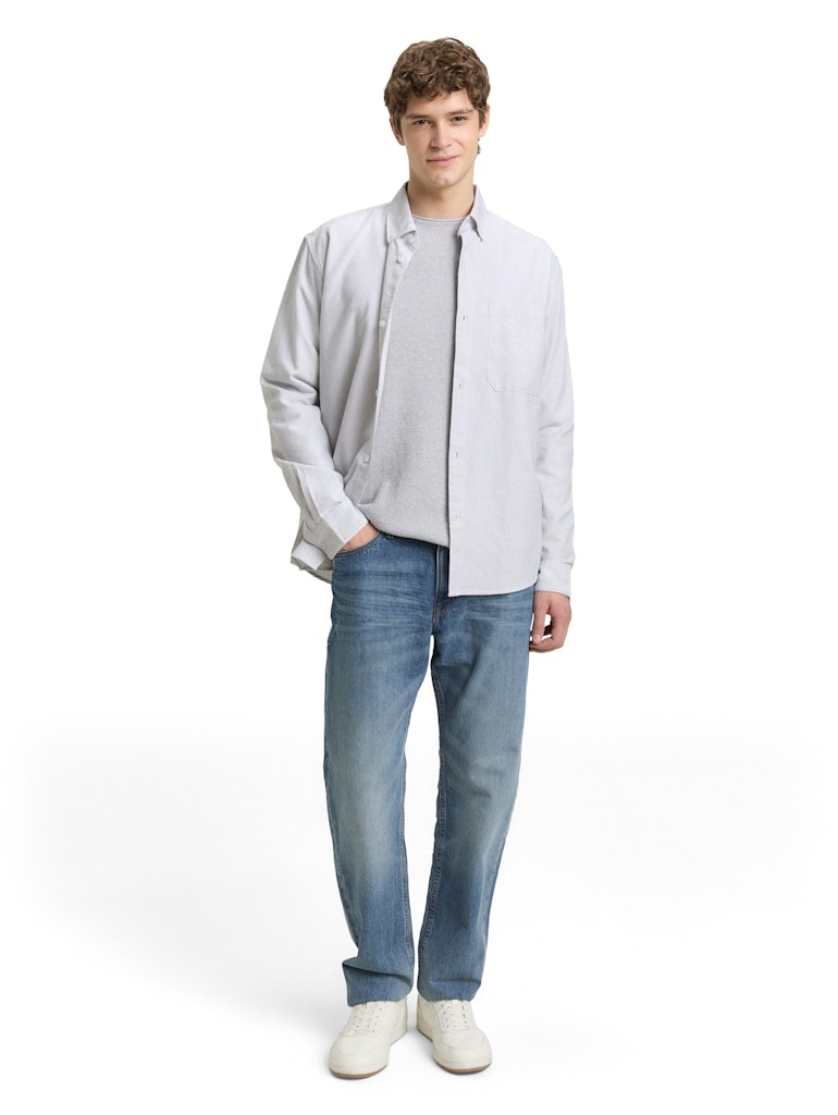 Relaxed Fit Hemd aus Baumwolle