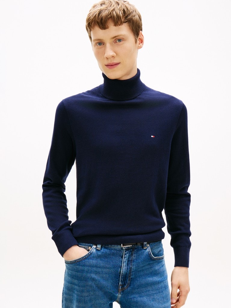 PIMA ORG CTN CASHMERE ROLL NECK
